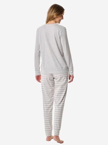 SCHIESSER Pajama 'Casual Essentials' in Grey