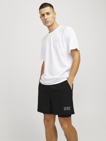 JACK & JONES Regular Sporthose in Schwarz