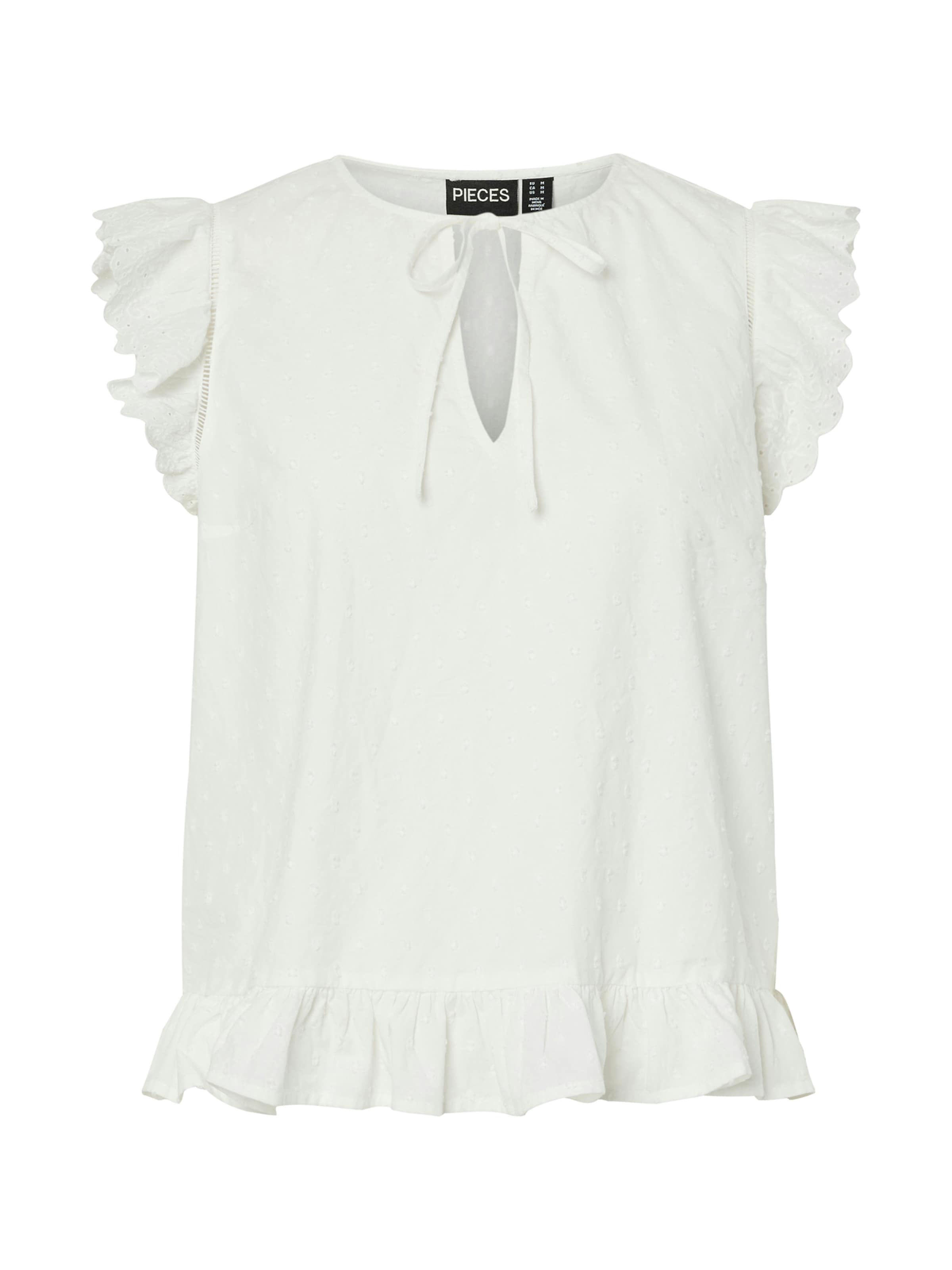 PIECES Blouse in White: front