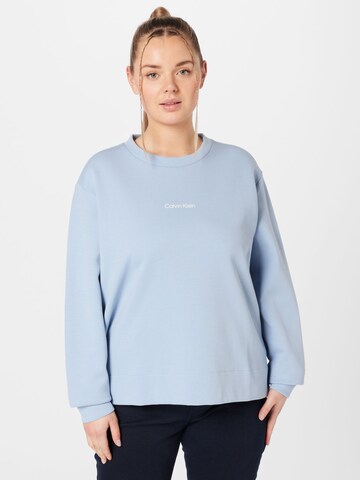 Calvin Klein Curve Sweatshirt in Blau: predná strana