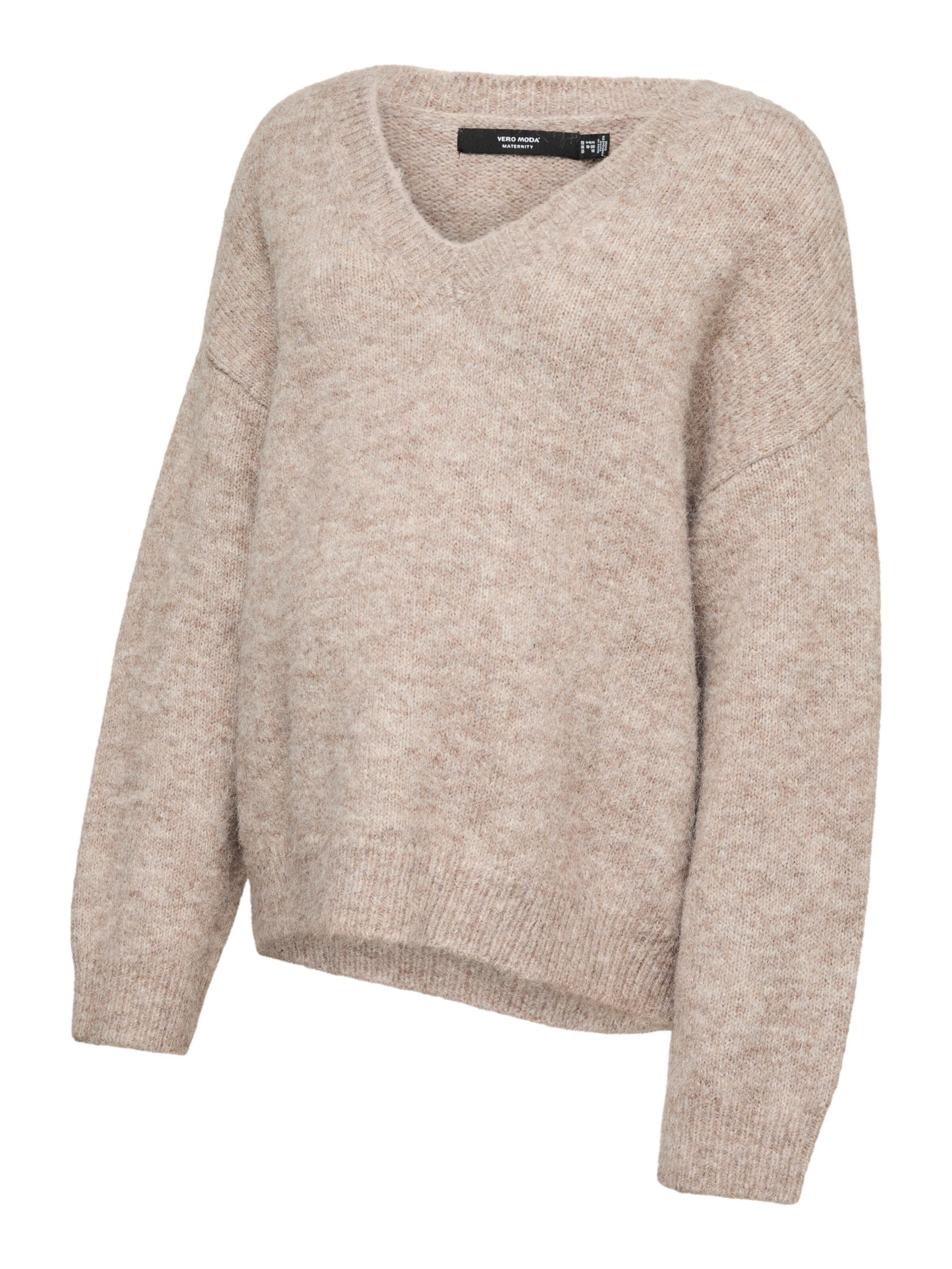 Vero Moda Curve Trui 'VMCHOPE' in Zilver: voorkant