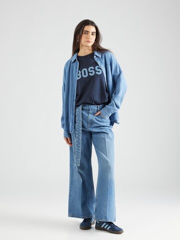 BOSS Shirt in Blauw