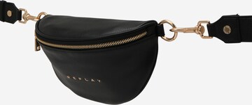 REPLAY Belt bag in Black: front