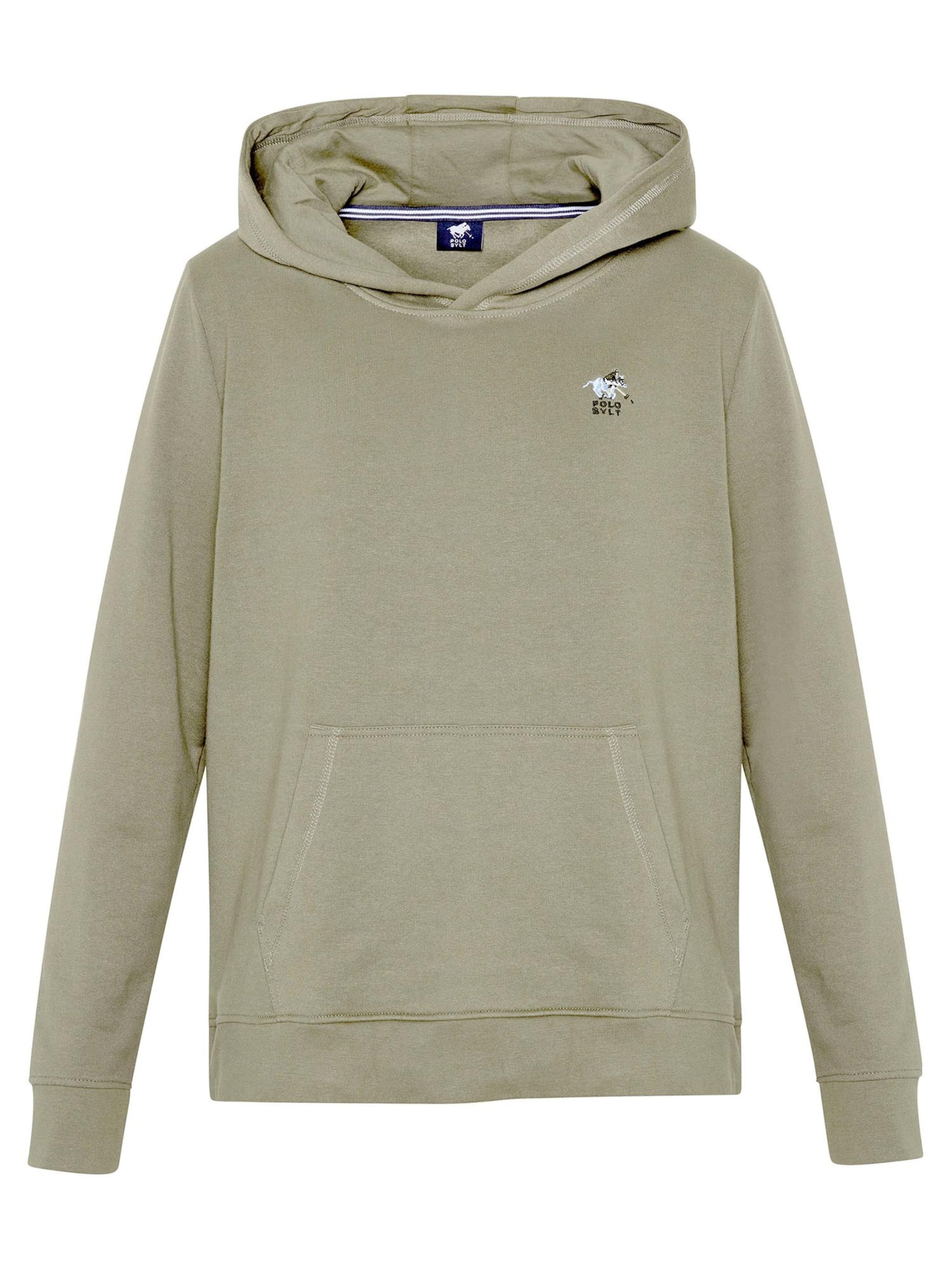 Polo Sylt Sweatshirt 'Basic' in Green: front