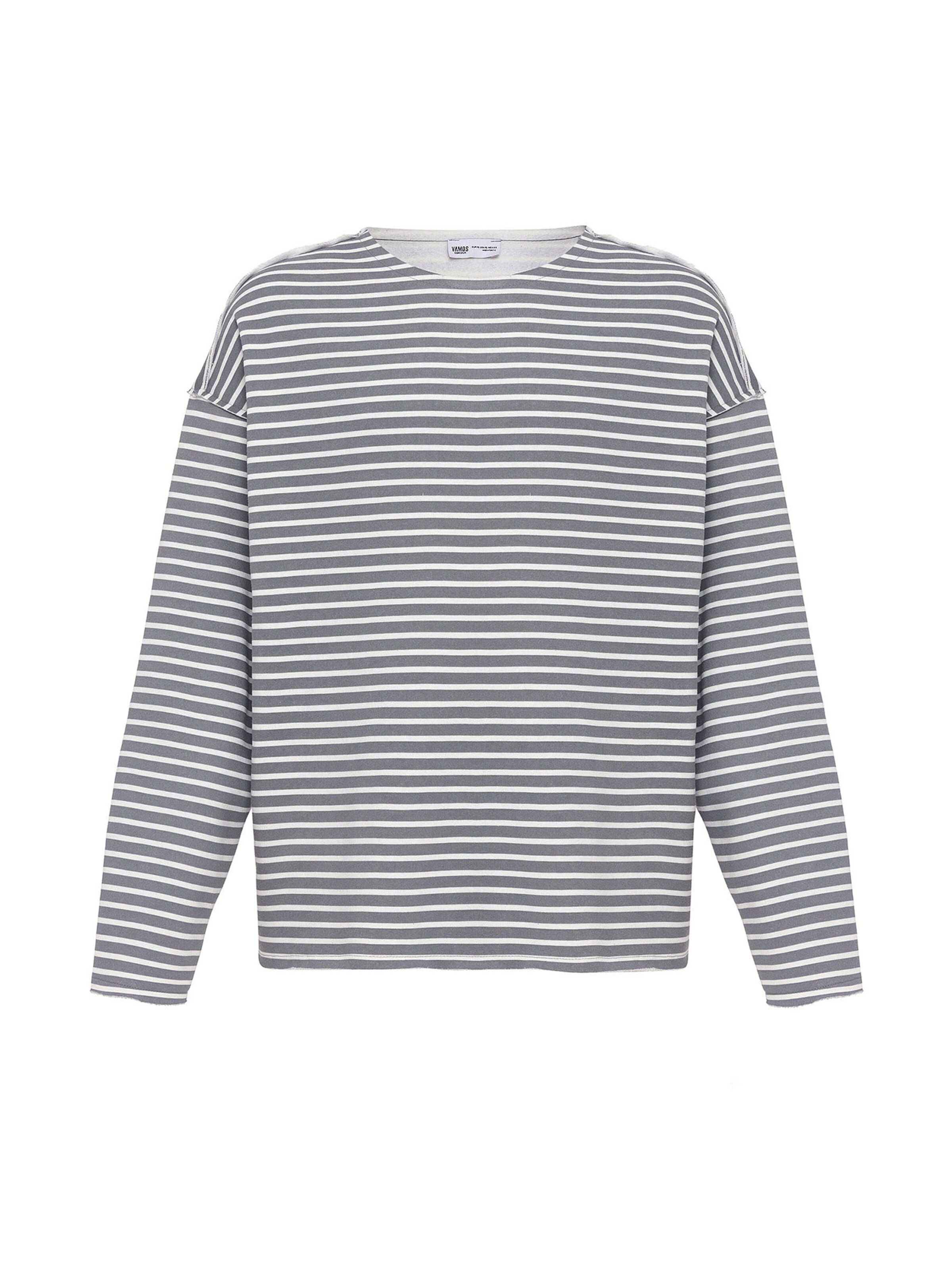 VAMOS CLO Футболка в Серый: спереди