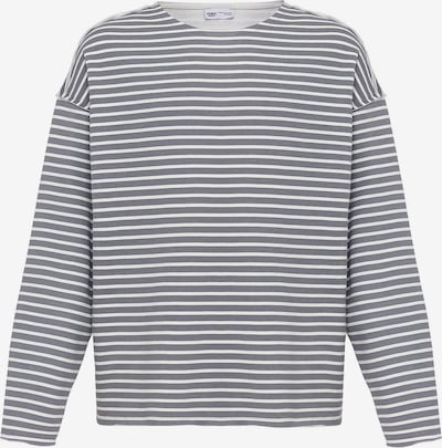 Marškinėliai iš VAMOS CLO, spalva – pilka / balta, Prekių apžvalga