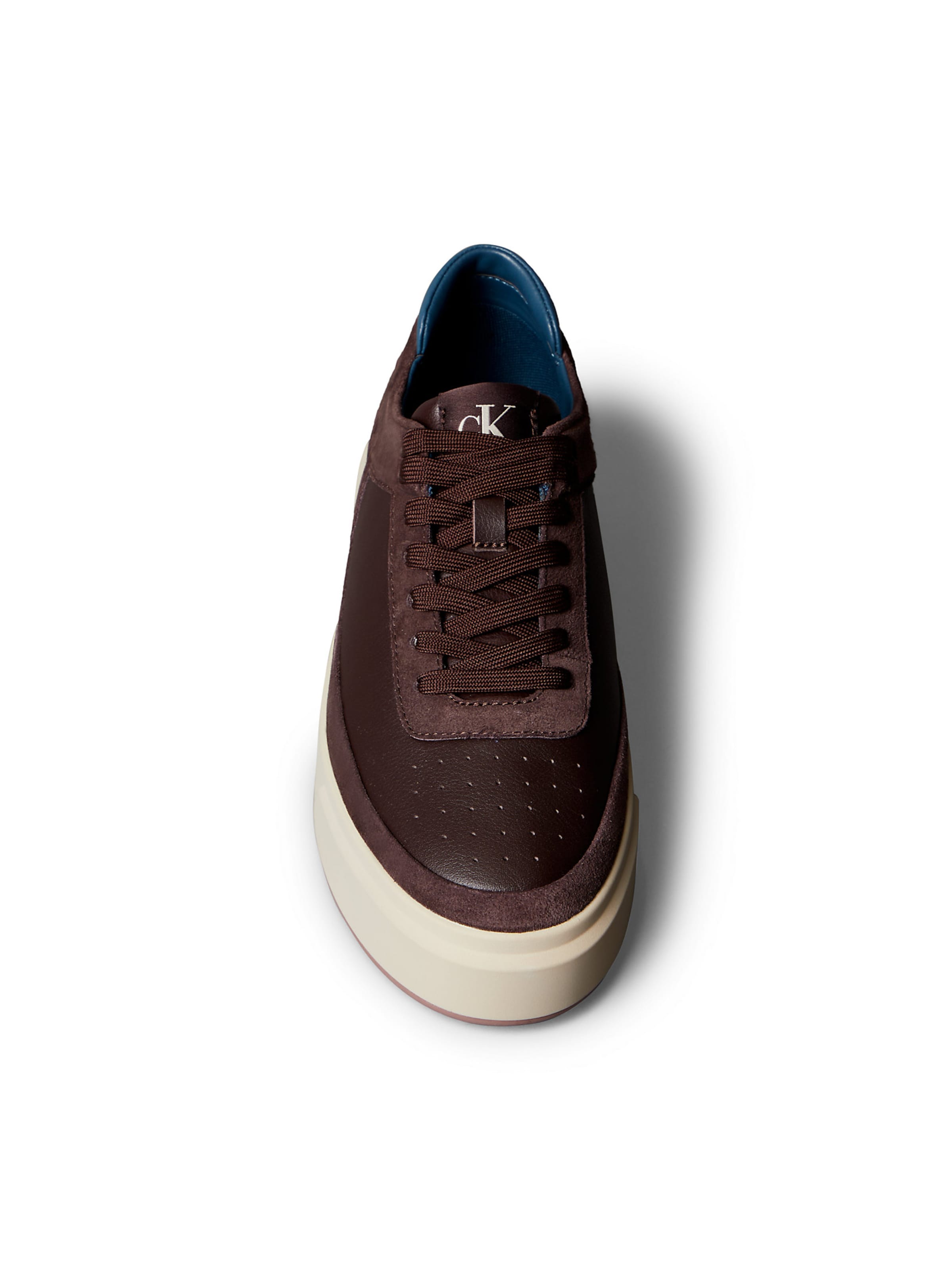 Calvin Klein Jeans Platform trainers in Brown