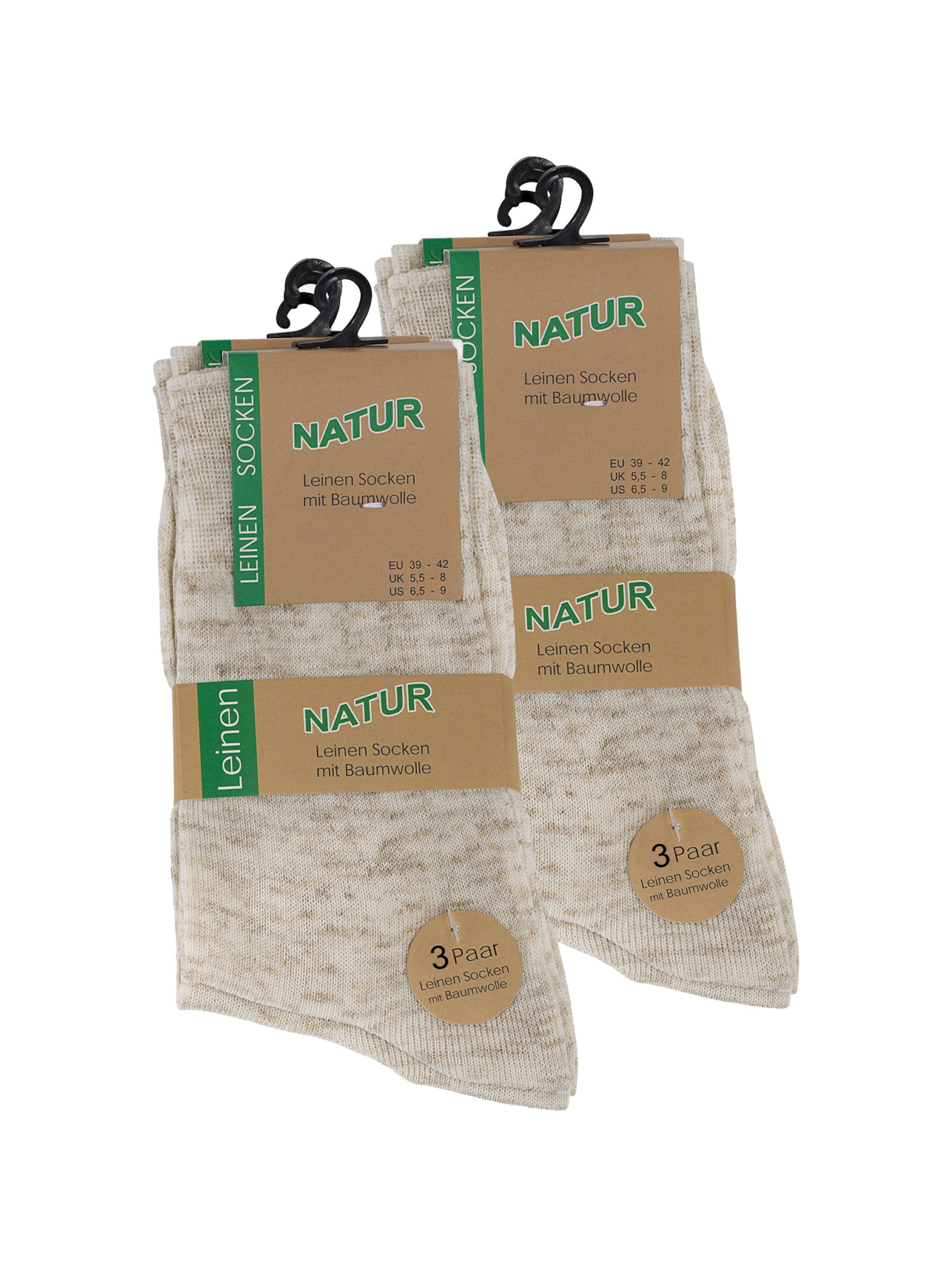 Cotton Prime Socks in Beige