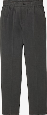 TOM TAILOR DENIM Regular Trousers with creases in Grey: front