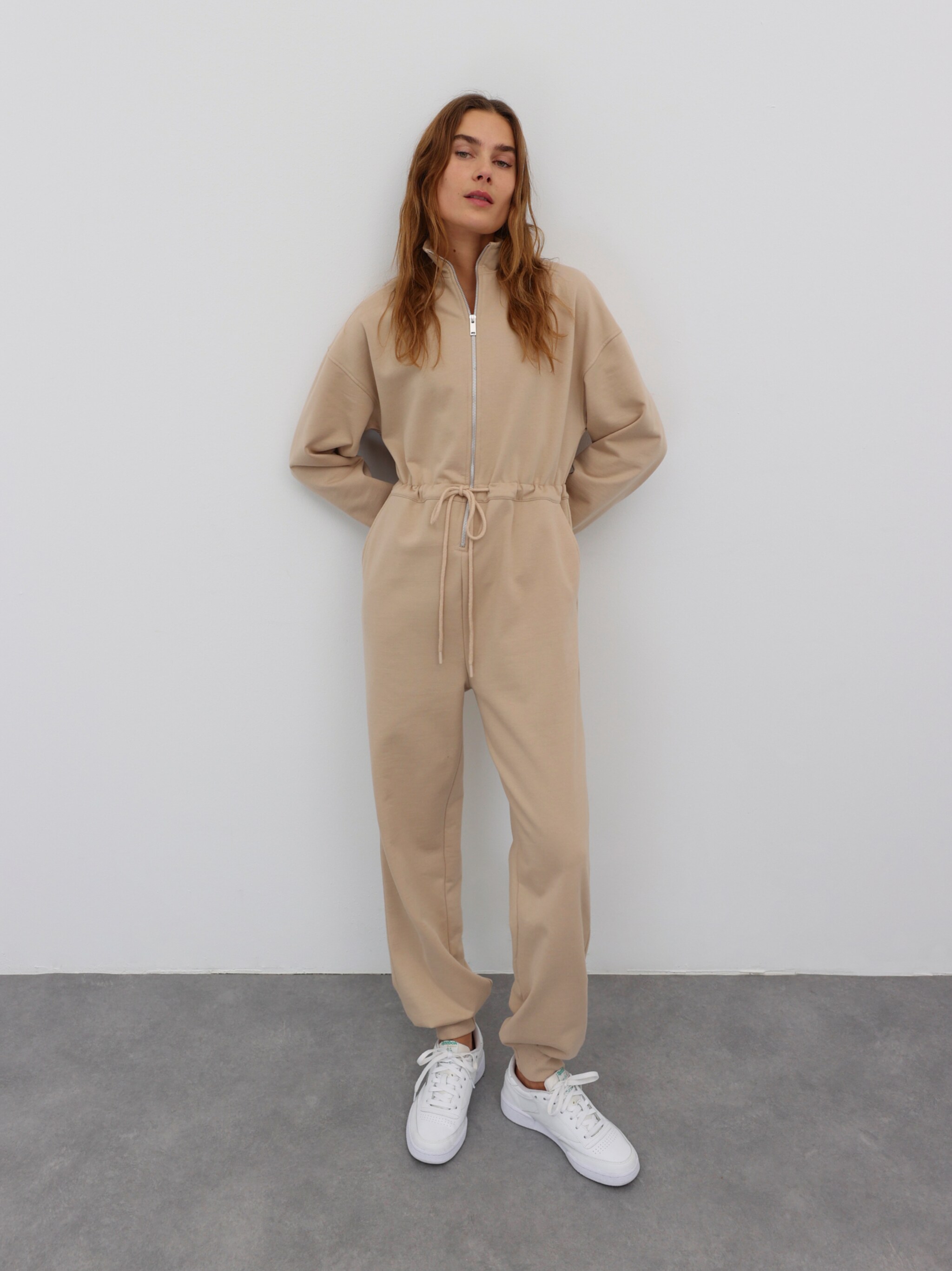 EDITED Producten Jumpsuit 'Sky' Sand