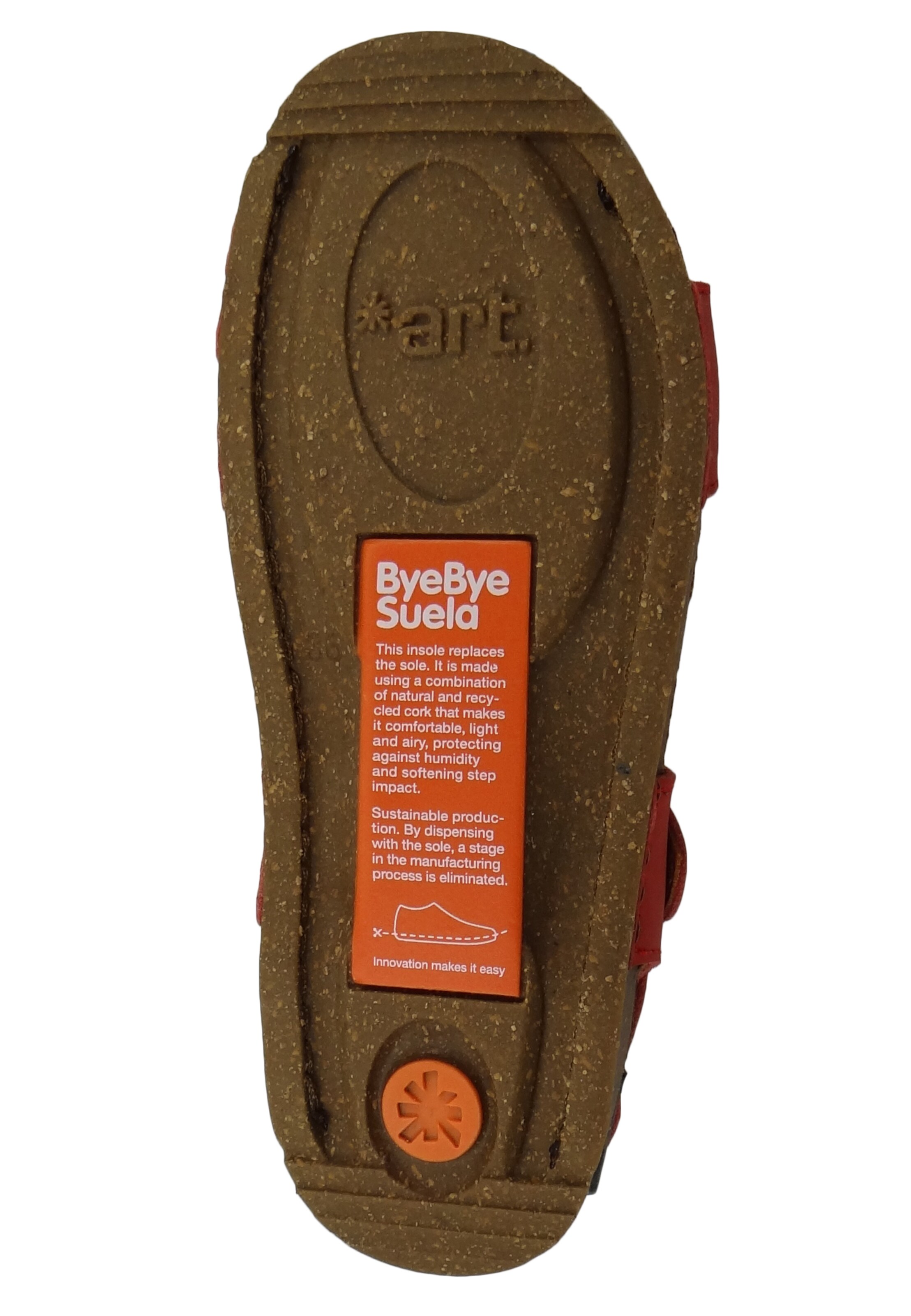ART Sandal 'I Breathe' in Red