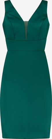 Prestije Sheath Dress in Green: front