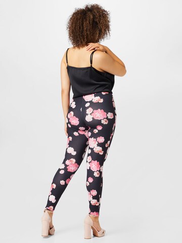 Zizzi Skinny Leggingsit 'VJADAN' värissä musta