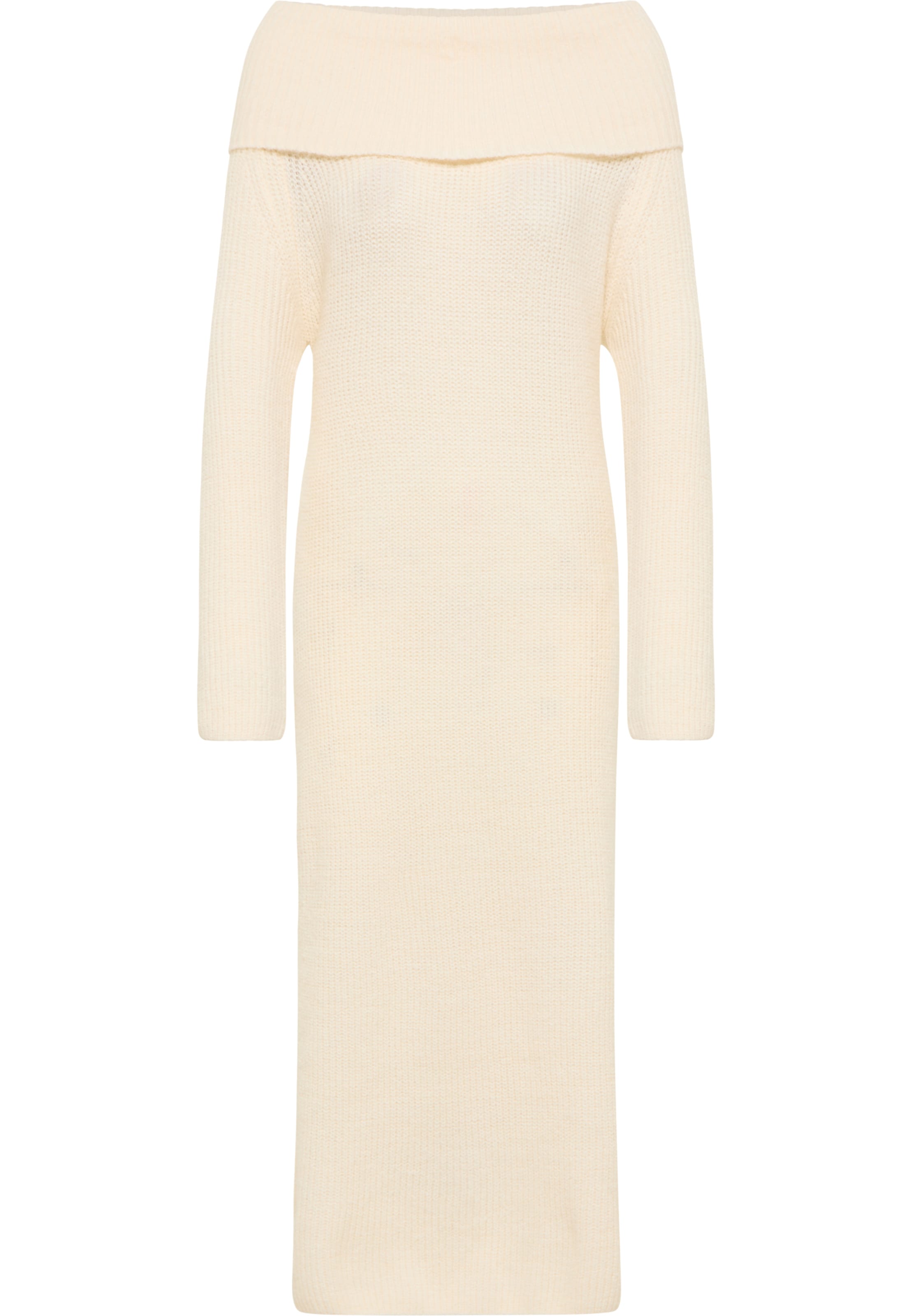 faina Úpletové šaty – béžová: přední strana