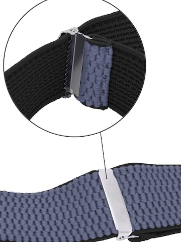 Fabio Farini Hosenträger 'X Form' in Blau