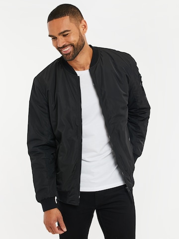 Threadbare Between-season jacket in Black: front