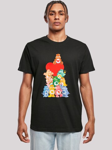 F4NT4STIC Shirt 'Care Bears The Original 10' in Black: front