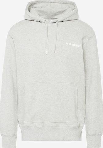 minimum Sweatshirt 'LOGE' in Grey: front