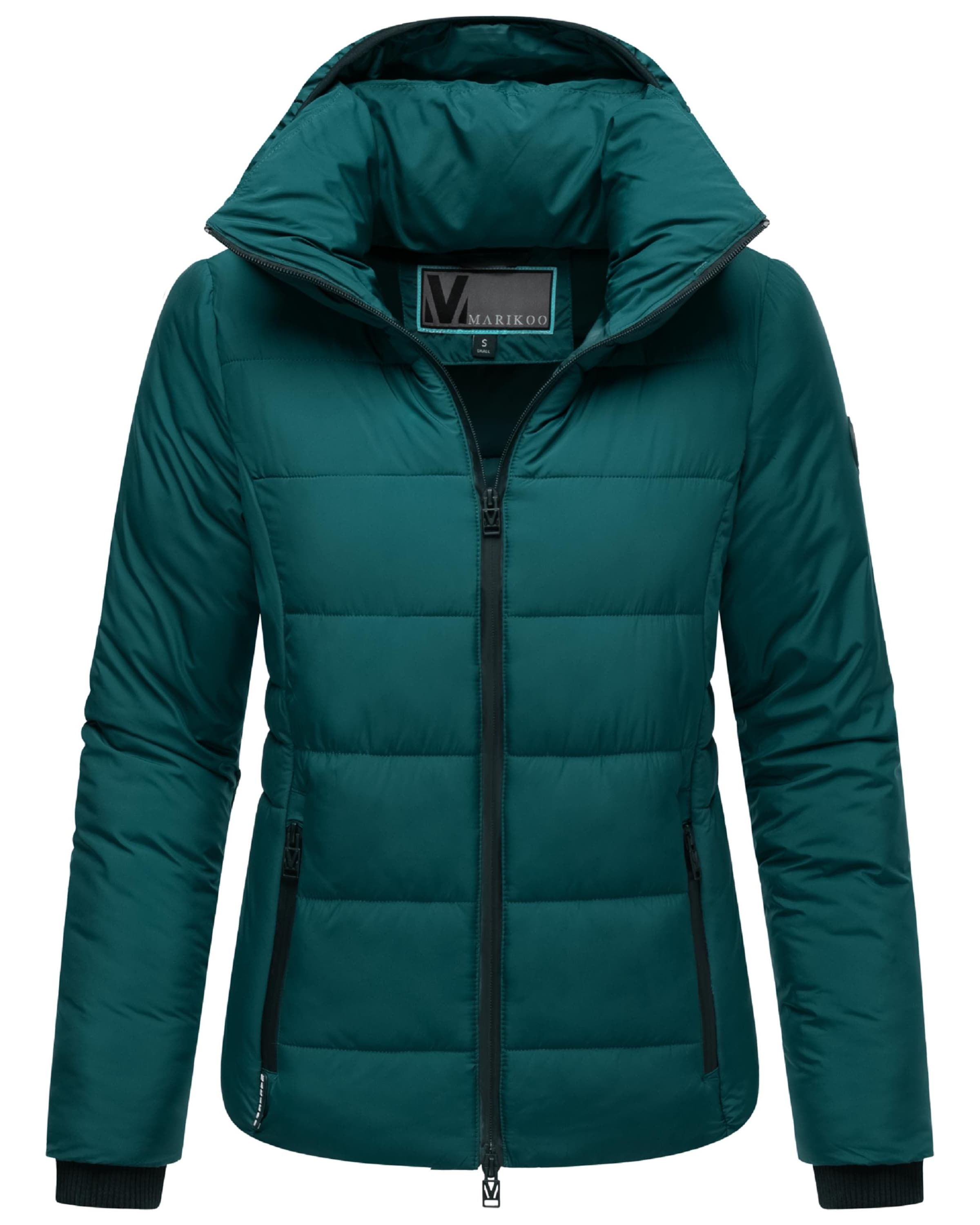 MARIKOO Χειμερινό μπουφάν 'Radaa 16' σε πράσινο: μπροστά