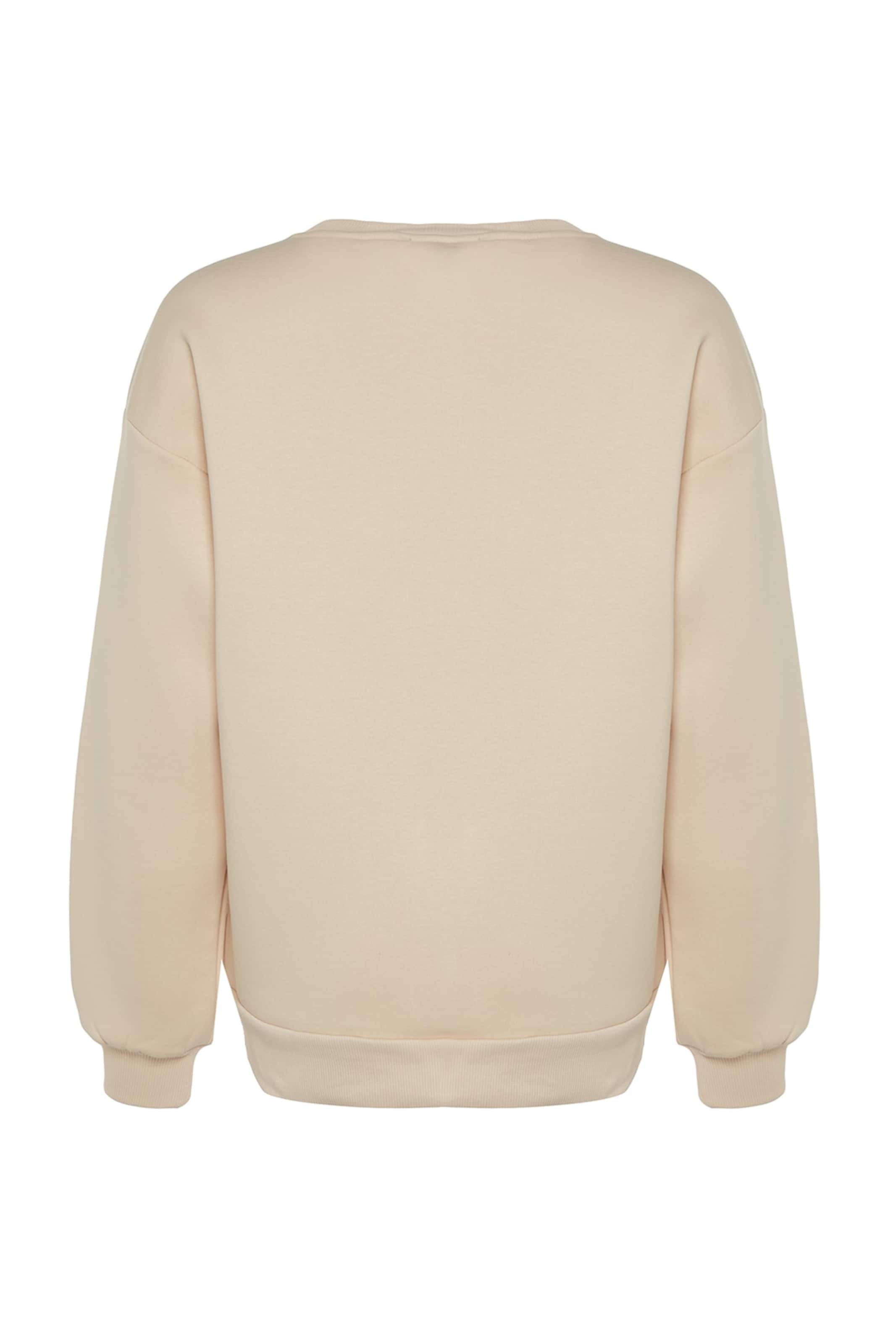 Trendyol Sweatshirt in Beige