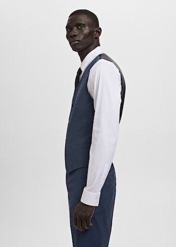 MANGO MAN Suit Vest 'Paris' in Blue