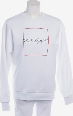 Karl Lagerfeld Sweatshirt & Zip-Up Hoodie in S in White: front