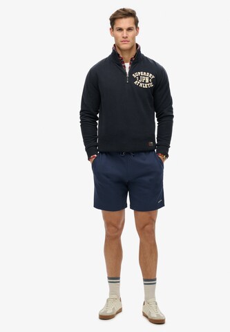 Superdry Regular Broek in Blauw