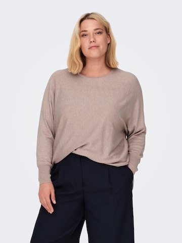 ONLY Carmakoma - Pullover 'Alona' em bege: frente