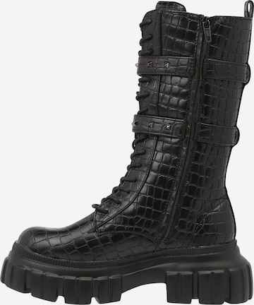 River Island - Bota com atacadores em preto