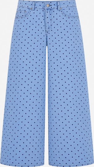 IT'S BASIC Jeans 'POLKA PALAZZO LOW RISE JEANS' in 34/30 in aqua, Produktansicht