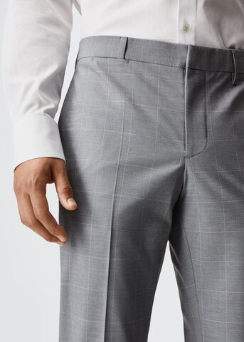 MANGO MAN Slimfit Hose 'Paulo' in Grau