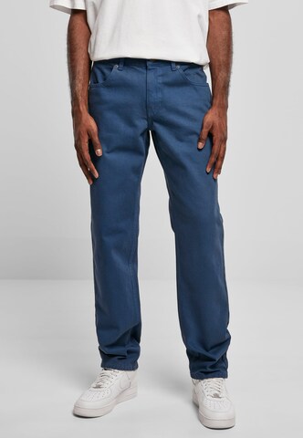 Urban Classics Regular Jeans in Blau