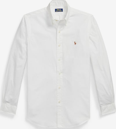 XS dydžio Marškiniai iš Polo Ralph Lauren, spalva – ruda (konjako) / balta, Prekių apžvalga