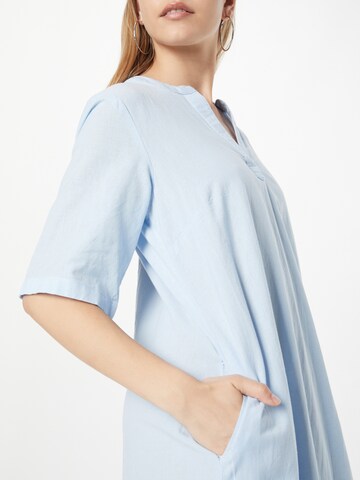 Kaffe Shirt Dress 'Majse' in Blue