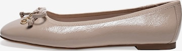Ballerines Gattinoni en beige : devant