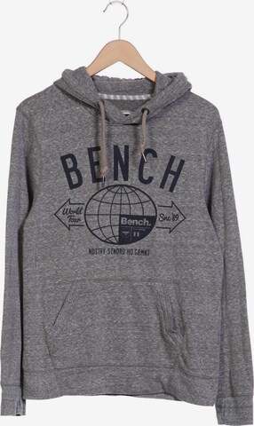 BENCH Sweatshirt & Zip-Up Hoodie in L in Grey: front