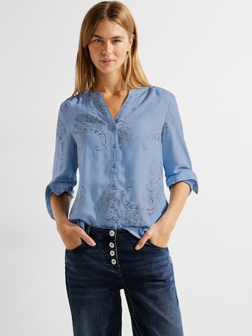 Camicia da donna di CECIL in blu: frontale