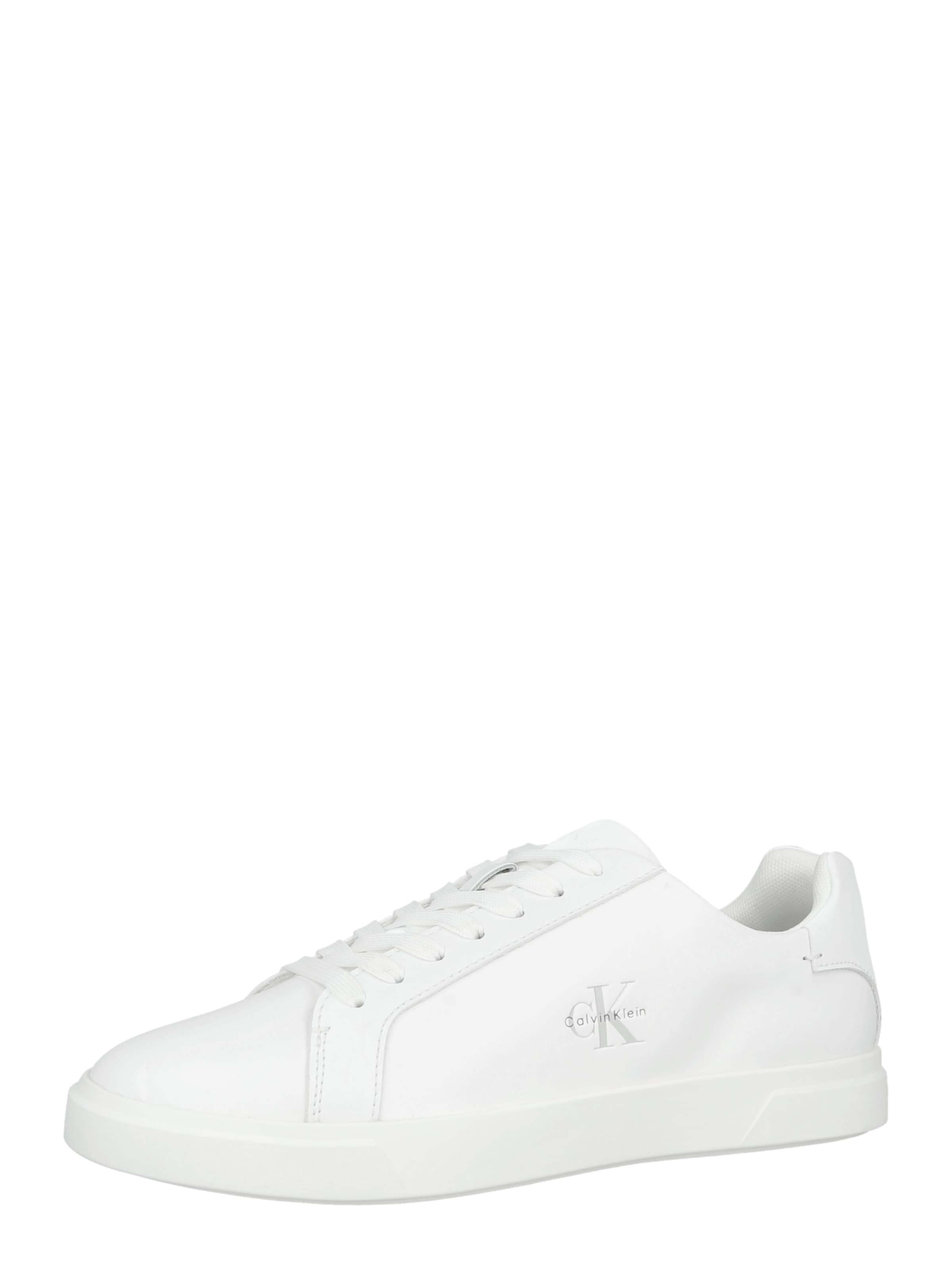 Sneaker low de la Calvin Klein pe alb: față