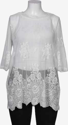 Tamaris Bluse XXXL in Weiß: Vorderseite