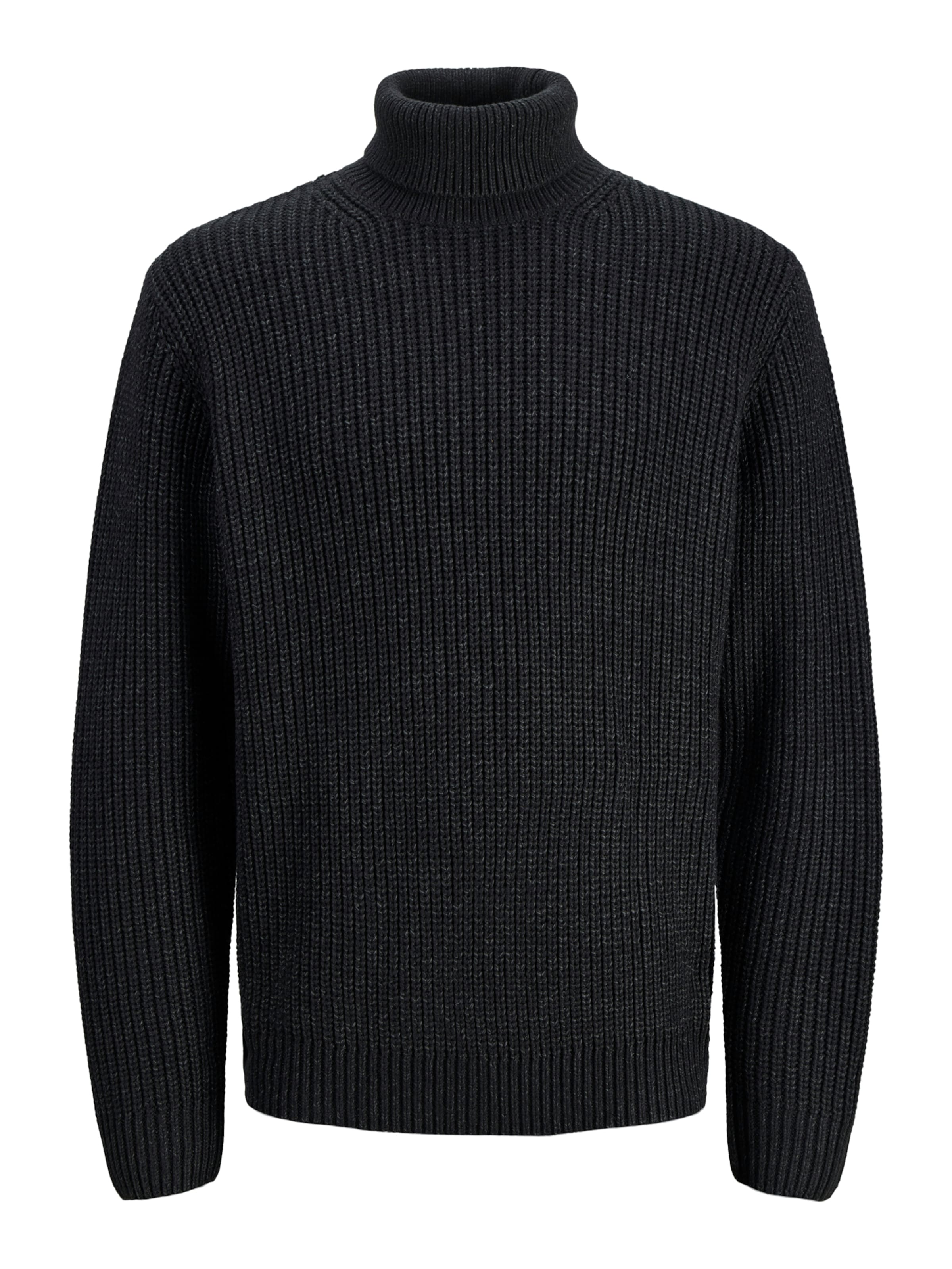 juoda JACK &amp; JONES Megztinis &#x27;JORBLEECKER&#x27;: priekis