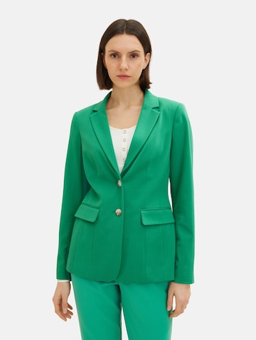 TOM TAILOR Blazer in Green: front