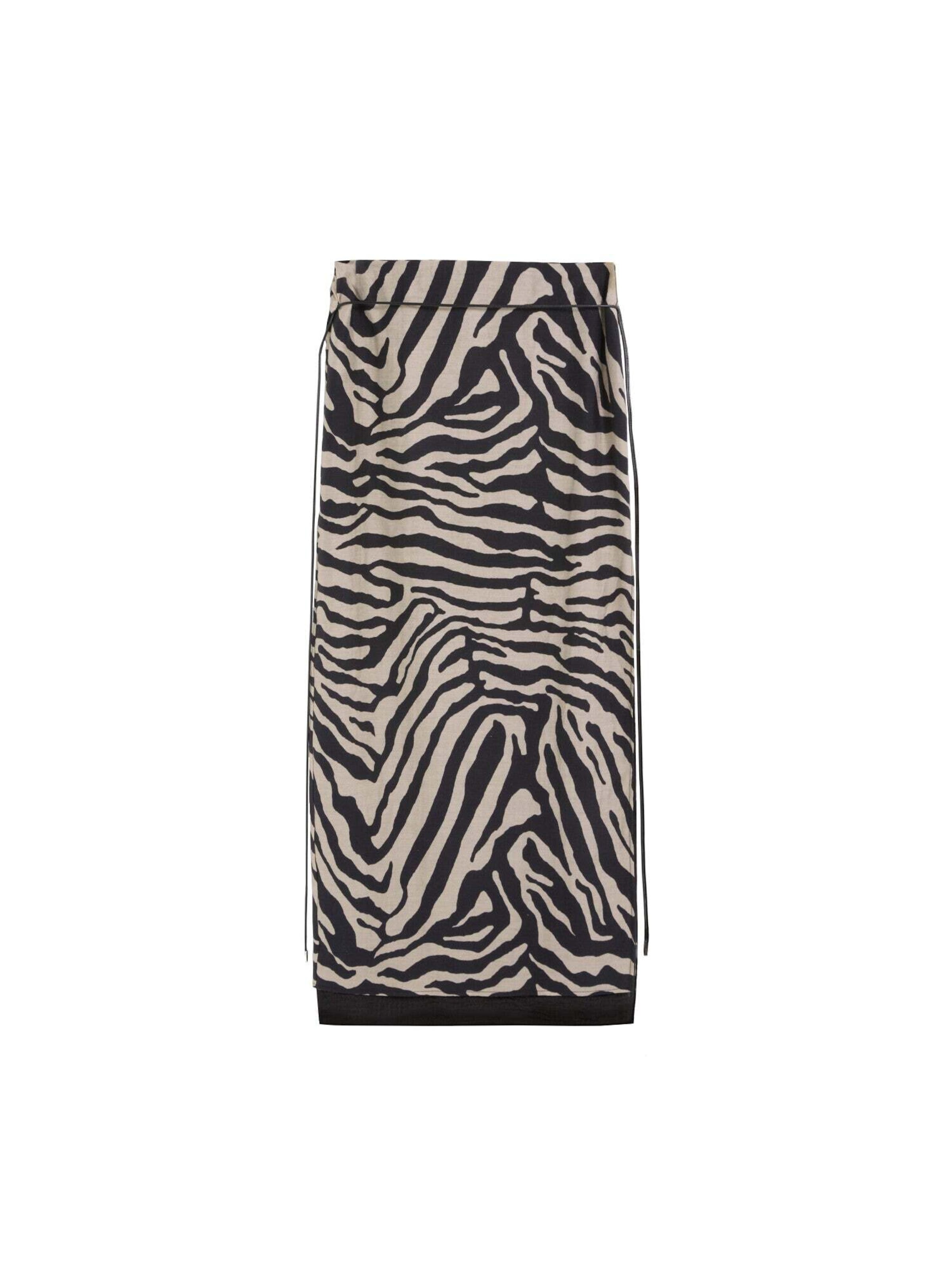 Scalpers Sczebra Fringes Skirt ' ' in Mischfarben: Vorderseite