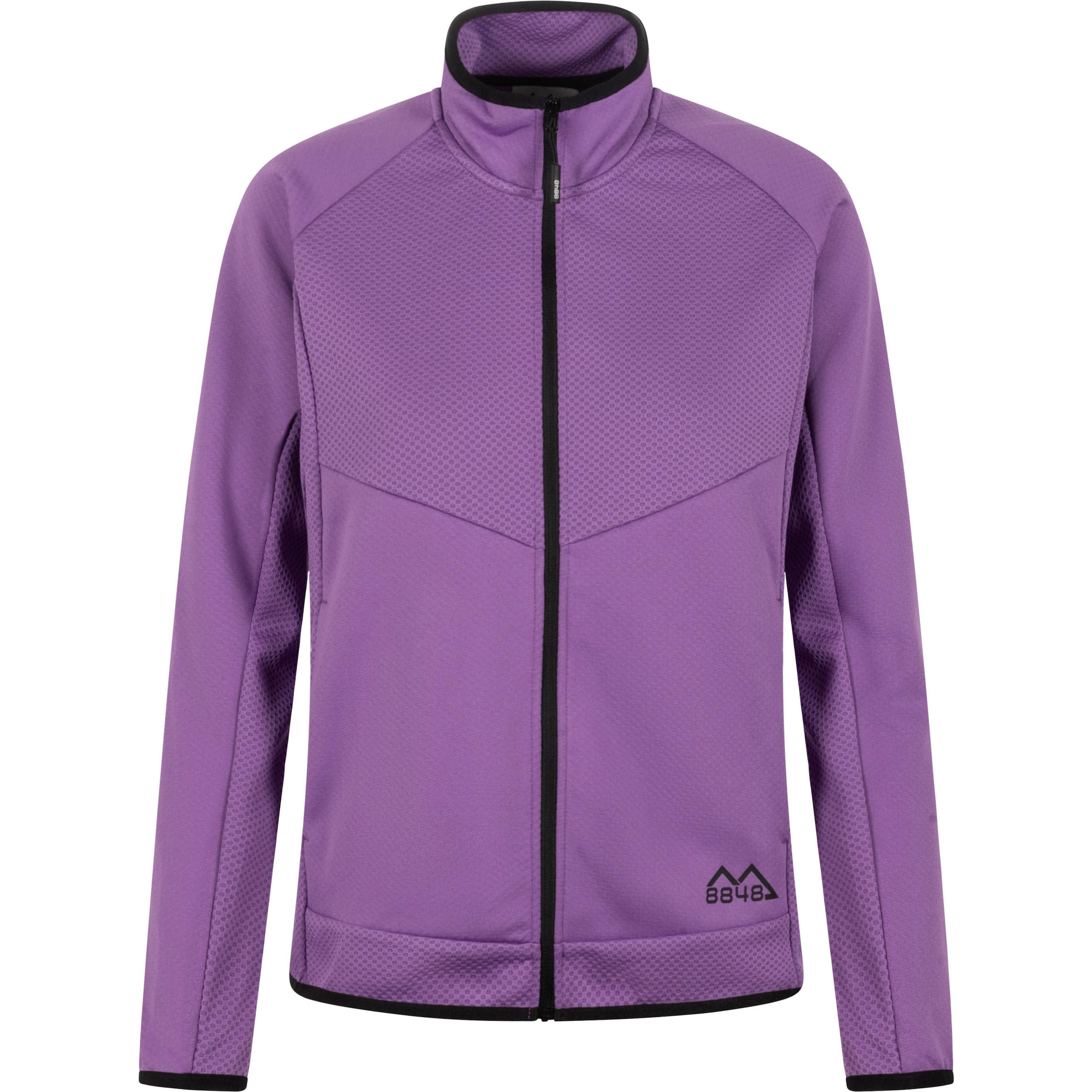8848 Outdoor Athletic Fleece Jacket in Purple: front