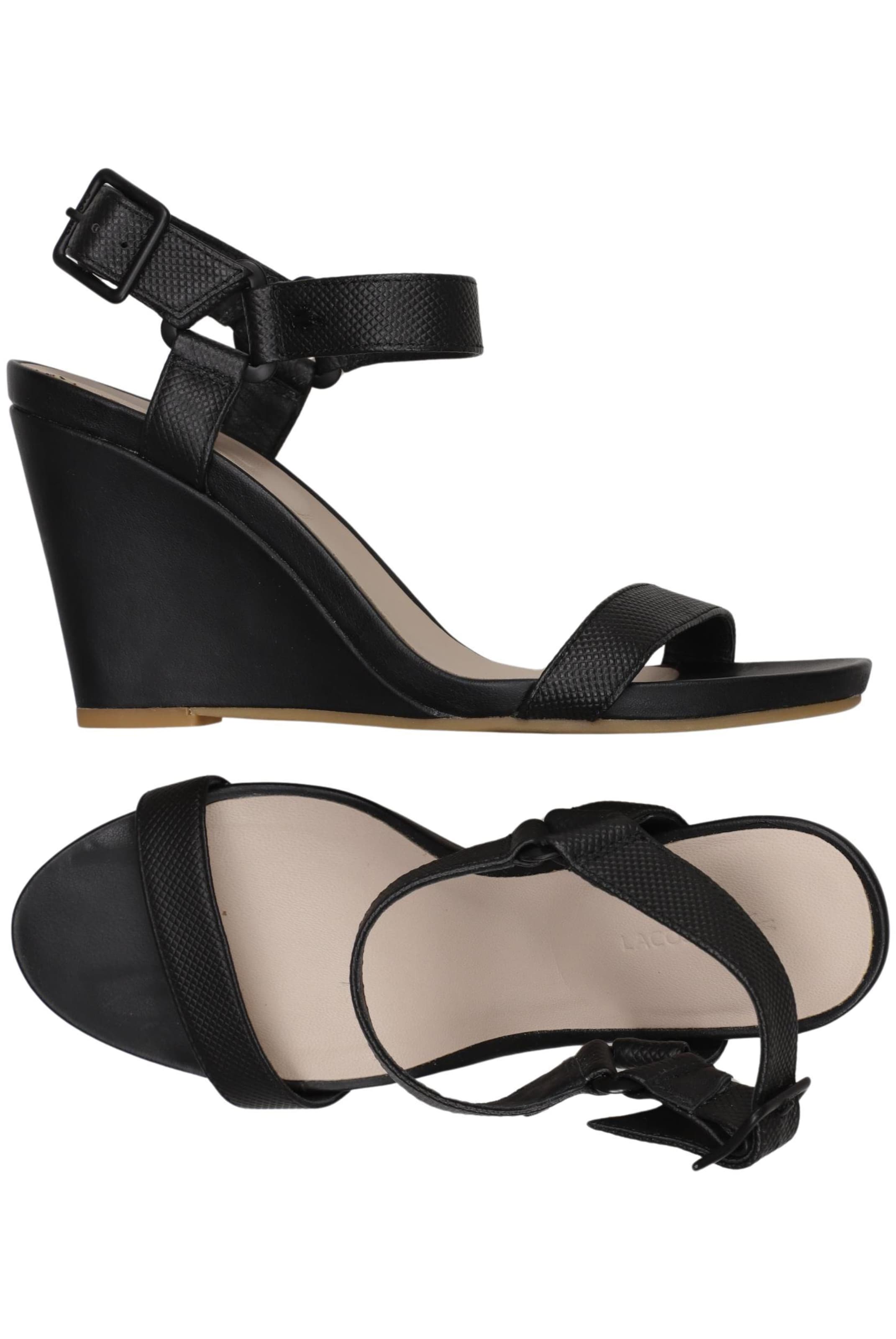 LACOSTE Sandalen 37 in Schwarz: Vorderseite