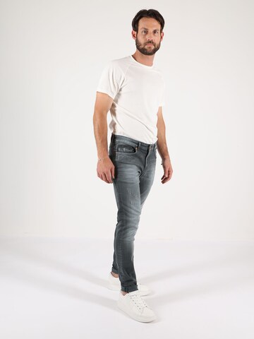 Coupe slim Jean 'Mario' Miracle of Denim en gris