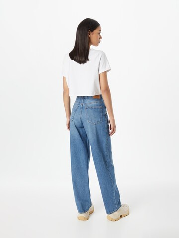 WEEKDAY Wide leg Jeans 'Rail' in Blauw