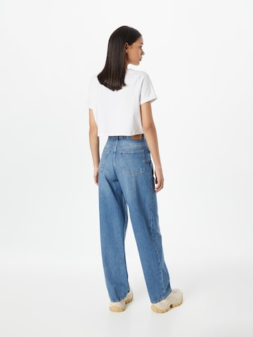 WEEKDAY Wide Leg Jeans 'Rail' in Blau