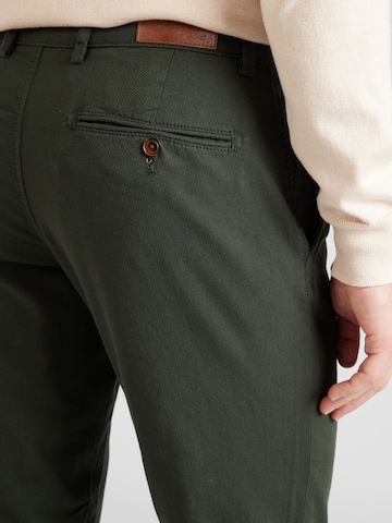 JACK & JONES Slimfit Chino hlače 'Marco Fury' | zelena barva