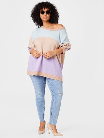 Zizzi Sweater 'FIA' in Mixed colors