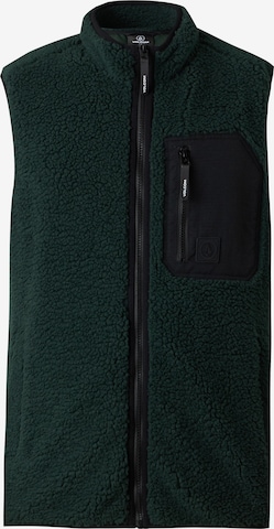 Gilet 'MUZZER FUZZAR' Volcom en vert : devant